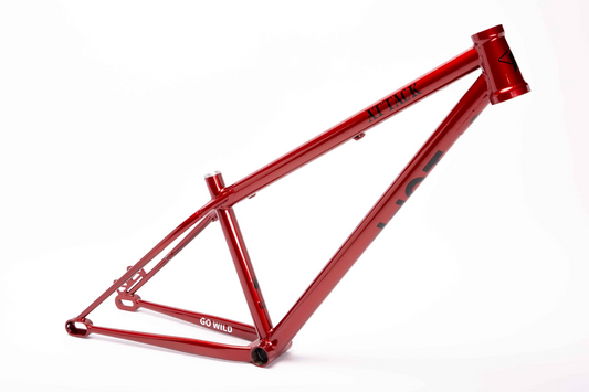 Dirtjumpbike Rahmen in metallic rot, Dirtjump Frame in red