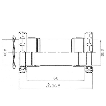 Innenlager BSA 68/73 29mm