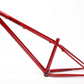 Dirtjumpbike Rahmen in metallic rot, Dirtjump Frame in red