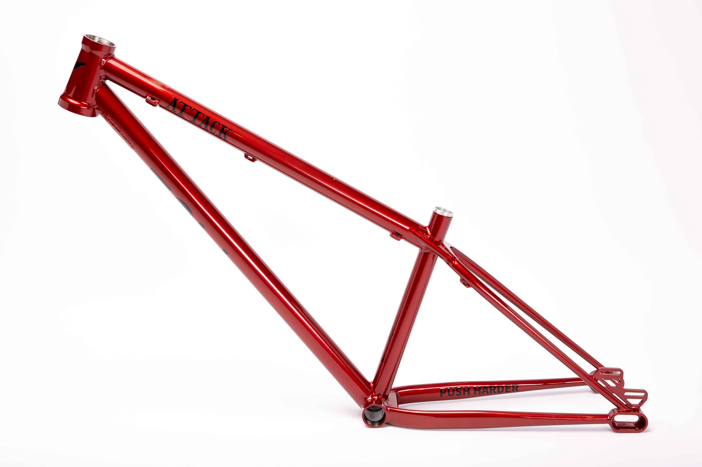 Dirtjumpbike Rahmen in metallic rot, Dirtjump Frame in red