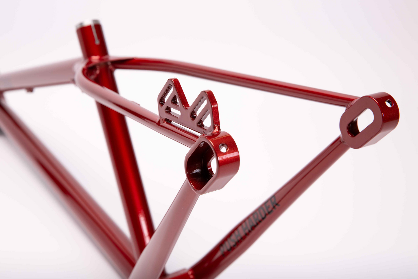 Dirtjumpbike Rahmen in metallic rot, Dirtjump Frame in red